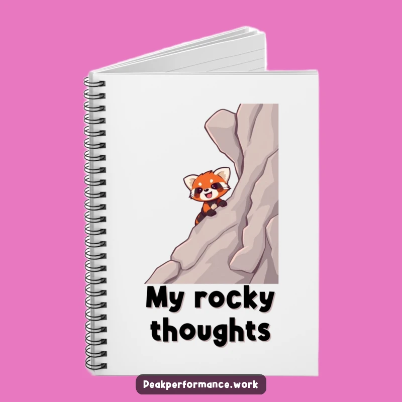 Funny Red Panda Notebook: Jot Down Enthusiastic Ideas with Humor